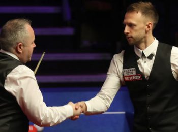 Judd Trump and John Higgins one shy of ton record