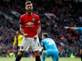 Bruno Fernandes Scores As United Beat Watford at The Old Trafford