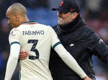 Jurgen Klopp points out Fabinho’s early struggles when he joined Liverpool from AS Monaco
