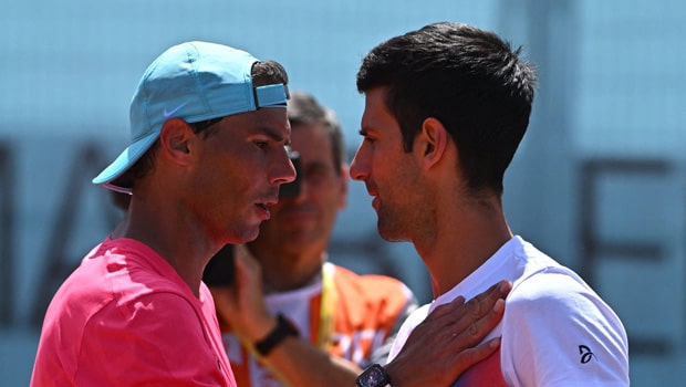 Rafael Nadal and Novak Djokovic